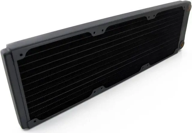 Alt view image 10 of 15 - XSPC TX360 Ultra Thin Radiator, 120mm x 3, Triple Fan, Black