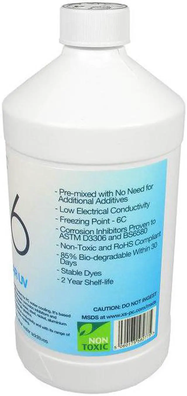 Alt view image 2 of 16 - XSPC EC6 High Performance Premix PC Coolant, Translucent, 1000 mL, Clear UV