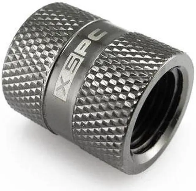 Alt view image 3 of 8 - XSPC G1/4 Female to Female Rotary Fitting, Black Chrome, 4-pack