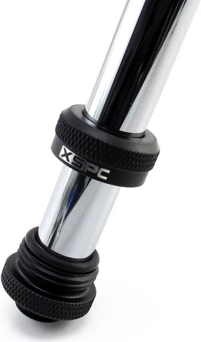 Alt view image 5 of 14 - XSPC G1/4" to 10mm ID, 14mm OD Rigid Tubing Fitting, Matte Black, 6-pack