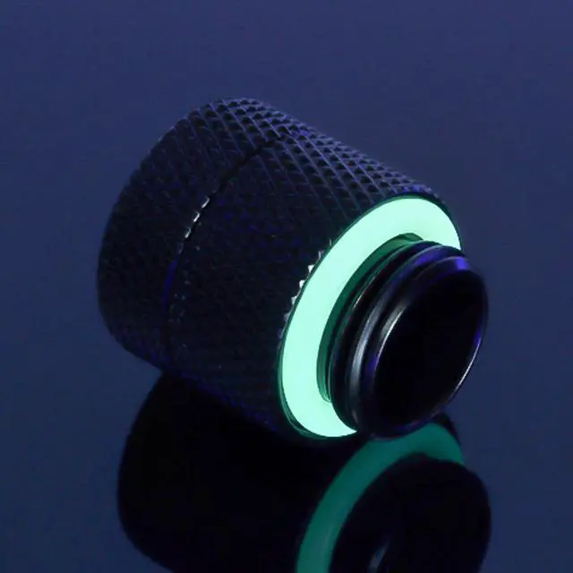 Alt view image 9 of 9 - Bitspower Anti-Twist Adapter Fitting, Matte Black