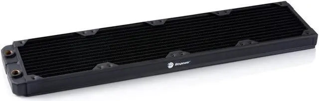 Main image of Bitspower Leviathan SF Radiator with Quad G1/4" Ports, 480mm, Black