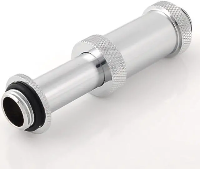 Alt view image 5 of 5 - Bitspower G1/4" Adjustable Aqua Link Pipe (41-69mm), Silver Shining