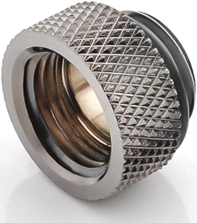 Main image of Bitspower G1/4" Male to Female Extender Fitting, 7.5mm, Black Sparkle