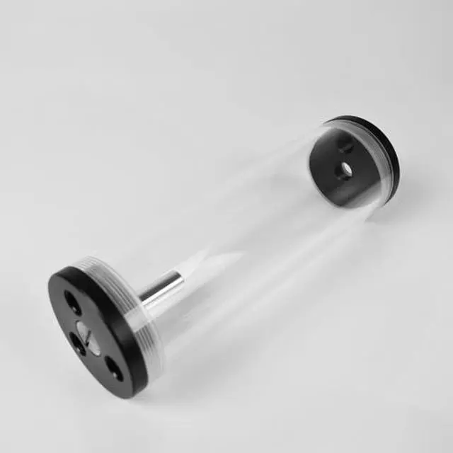 Alt view image 2 of 4 - Barrow Reservoir with Acrylic Tube, 65 x 220mm Tube Size, Clear Tube, Black POM