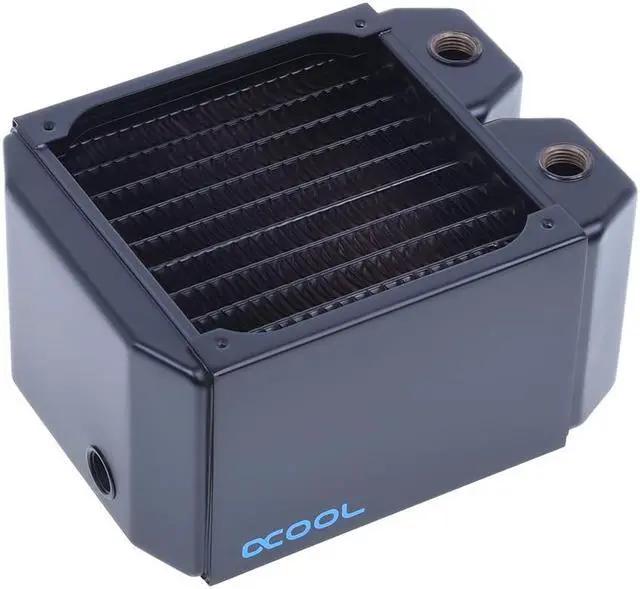 Alt view image 7 of 13 - Alphacool NexXxos Monsta Radiator 120, 120mm x 1, Single Fan, Black