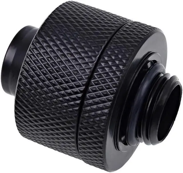 Alt view image 6 of 8 - Alphacool Eiszapfen G1/4" to 13mm ID 19mm OD Compression Fitting Black 6 Pack