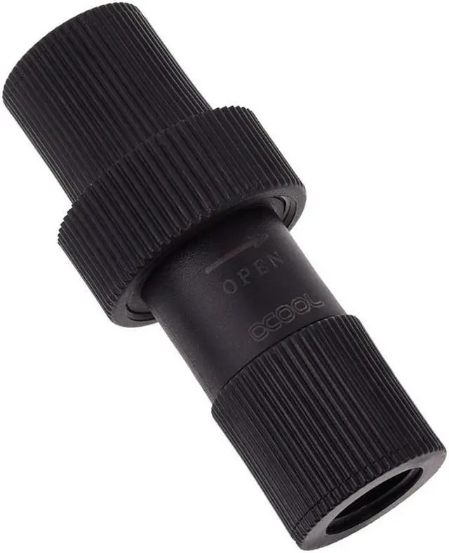 Main image of Alphacool G1/4" HF Quick Release Connector Kit, Black