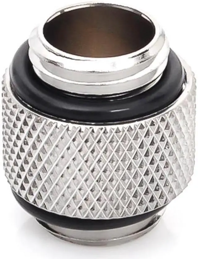 Alt view image 6 of 8 - Bitspower G1/4" 10mm Male to Male Fitting, Silver Shining