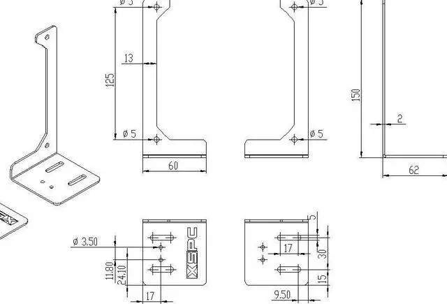 Alt view image 7 of 8 - XSPC 140mm Universal Radstand V2