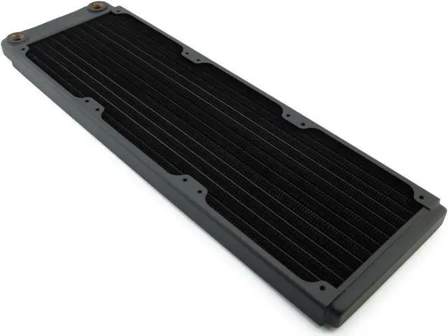 Alt view image 9 of 15 - XSPC TX360 Ultra Thin Radiator, 120mm x 3, Triple Fan, Black