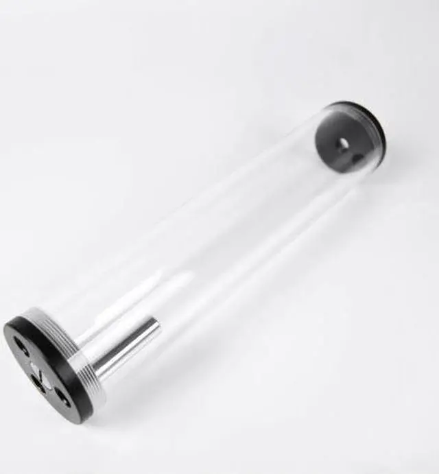 Alt view image 2 of 3 - Barrow Reservoir with Acrylic Tube, 65 x 300mm Tube Size, Clear Tube, Black POM