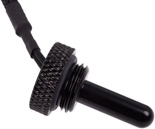 Alt view image 2 of 9 - Alphacool G1/4" Eiszapfen Temperature Sensor Plug, Deep Black