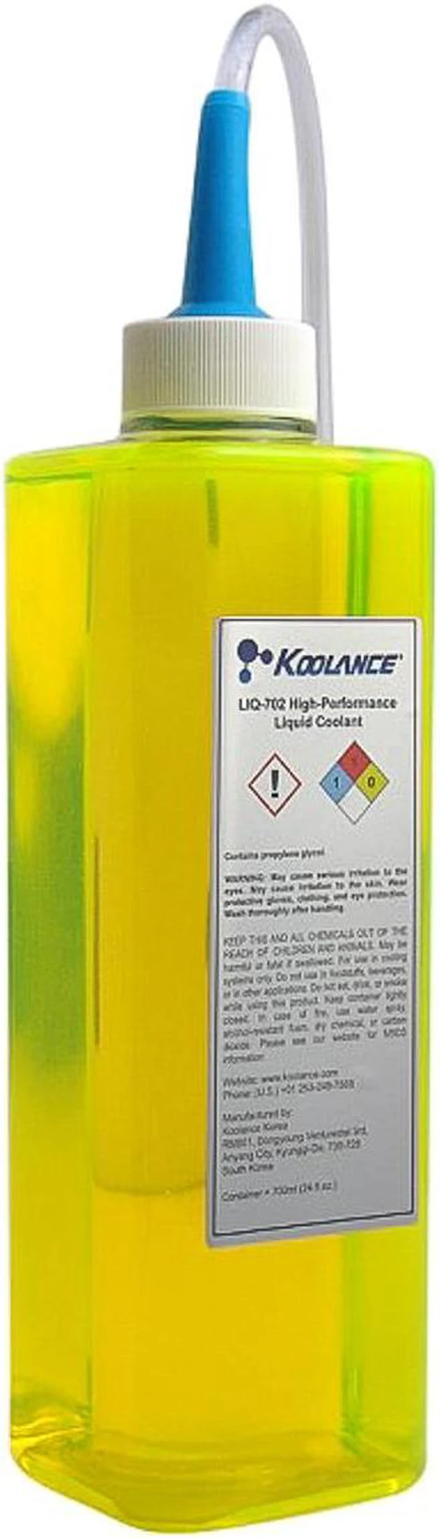 Main image of Koolance High Performance Liquid PC Coolant, 700ml, UV Yellow