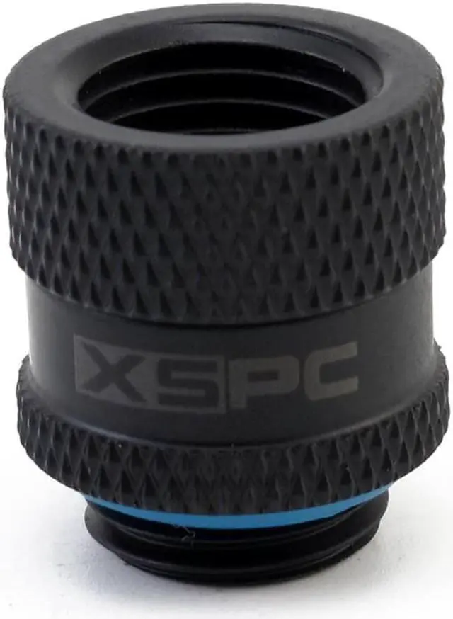 Alt view image 2 of 4 - XSPC G1/4" Male to Female Rotary Fitting, Matte Black