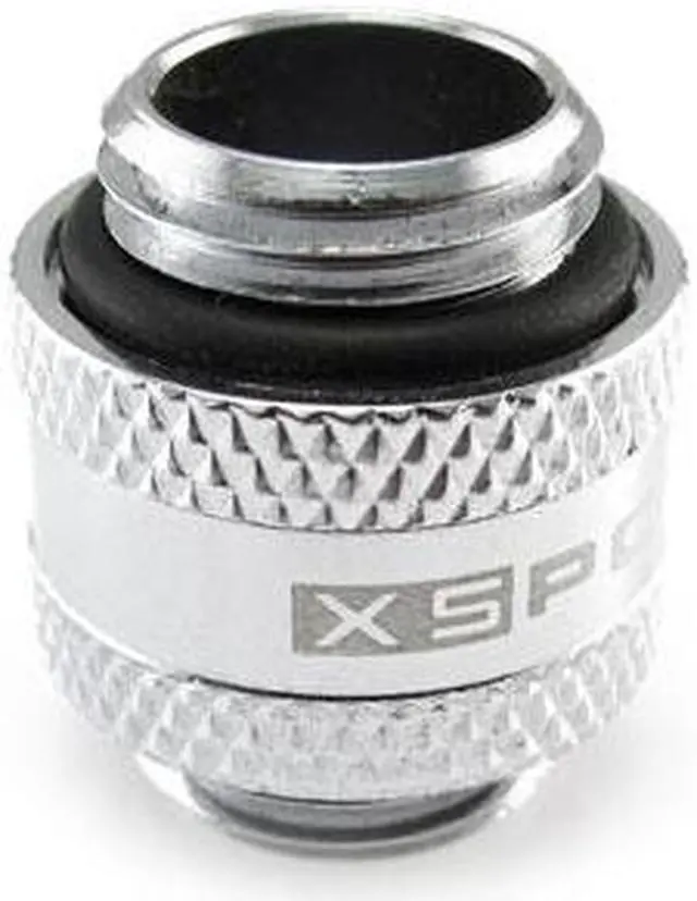 Alt view image 3 of 7 - XSPC G1/4" Male to Male Rotary Fitting, Chrome, 4-pack