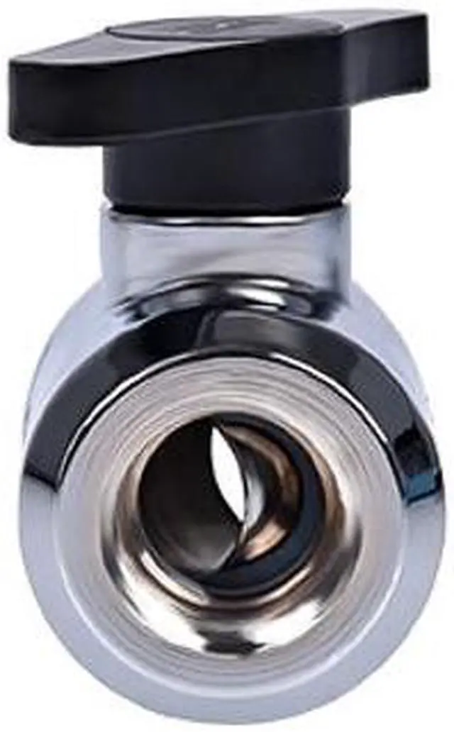 Alt view image 4 of 9 - Alphacool G1/4" Eiszapfen Series 2-way Ball Valve, Chrome