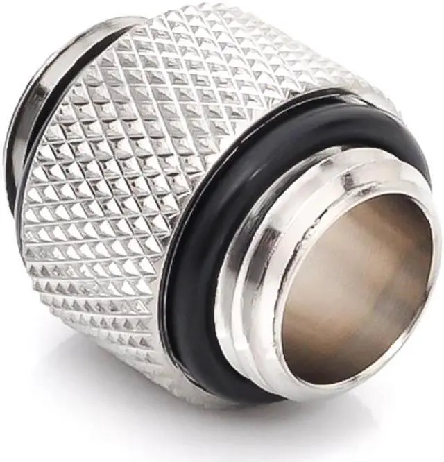 Alt view image 5 of 8 - Bitspower G1/4" 10mm Male to Male Fitting, Silver Shining
