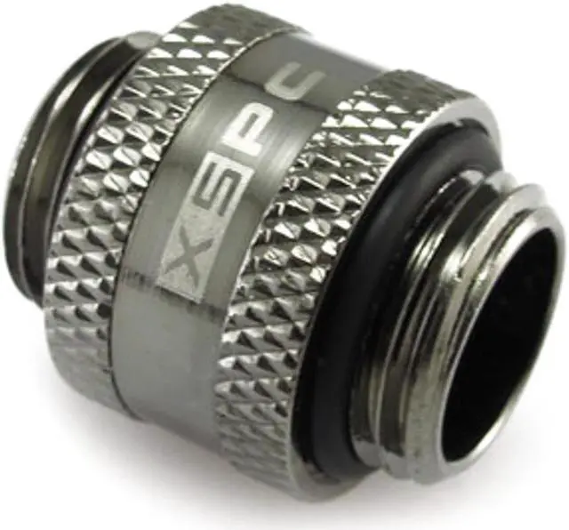 Alt view image 2 of 8 - XSPC G1/4" Male to Male Rotary Fitting, Black Chrome