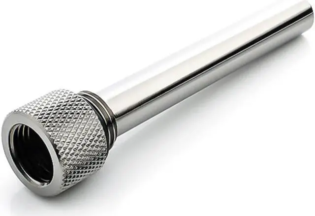 Main image of Bitspower Aqua Pipe II Fitting, Black Sparkle