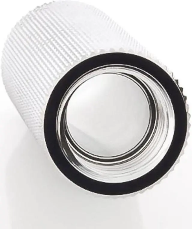 Alt view image 8 of 9 - Bitspower G1/4" Male to Female Extender Fitting, 50mm, Silver Shining