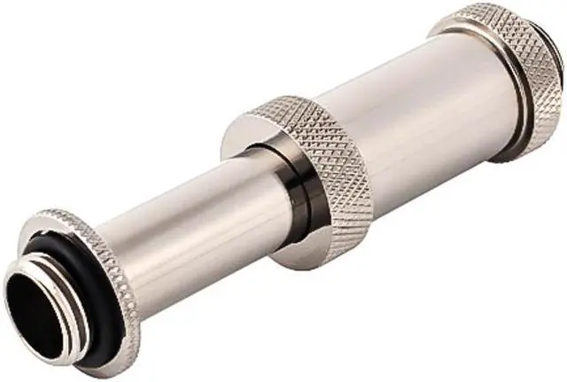 Alt view image 2 of 2 - Bitspower G1/4" Adjustable Aqua Link Pipe (41-69mm), Black Sparkle