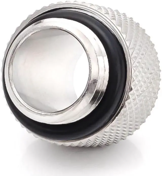 Alt view image 7 of 8 - Bitspower G1/4" 10mm Male to Male Fitting, Silver Shining