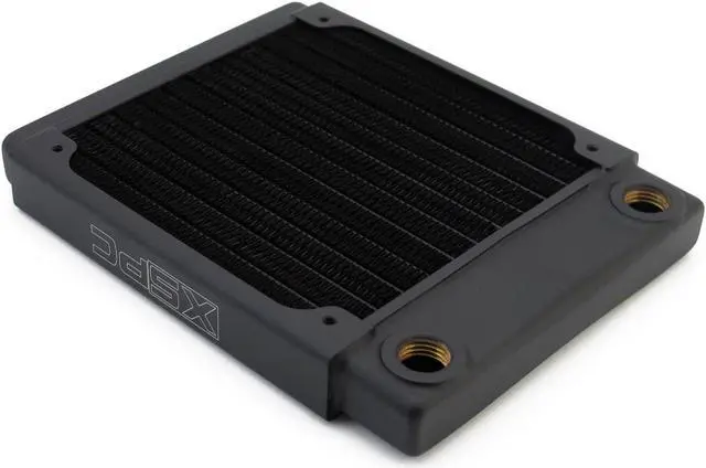 Alt view image 9 of 15 - XSPC TX120 Ultra Thin Radiator, 120mm x 1, Single Fan, Black