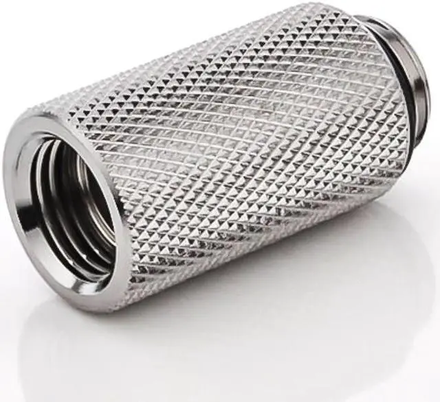 Main image of Bitspower G1/4" Male to Female Extender Fitting, 30mm, Silver Shining