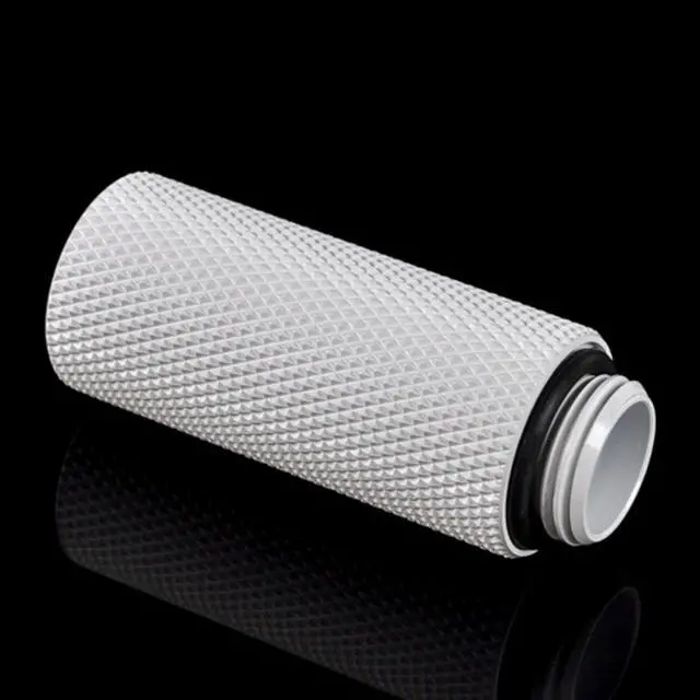 Alt view image 2 of 3 - Bitspower G1/4" Male to Female Extender Fitting, 40mm, Deluxe White