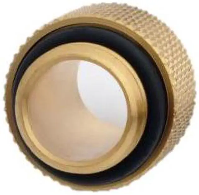 Alt view image 3 of 6 - Bitspower G1/4" 10mm Male to Male Fitting, True Brass