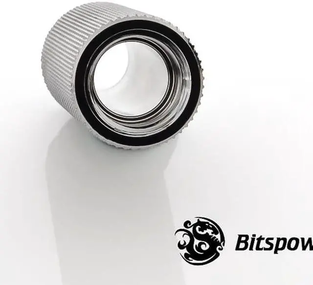 Alt view image 7 of 10 - Bitspower BP-BSWP-C64 G1/4" Black Sparkle IG1/4" Extender-40MM