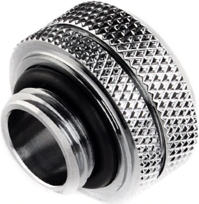 Alt view image 3 of 7 - Bitspower G1/4" to Enhance Multi-Link Fitting for 14mm OD Rigid Tubing, Silver Shining, 4-pack