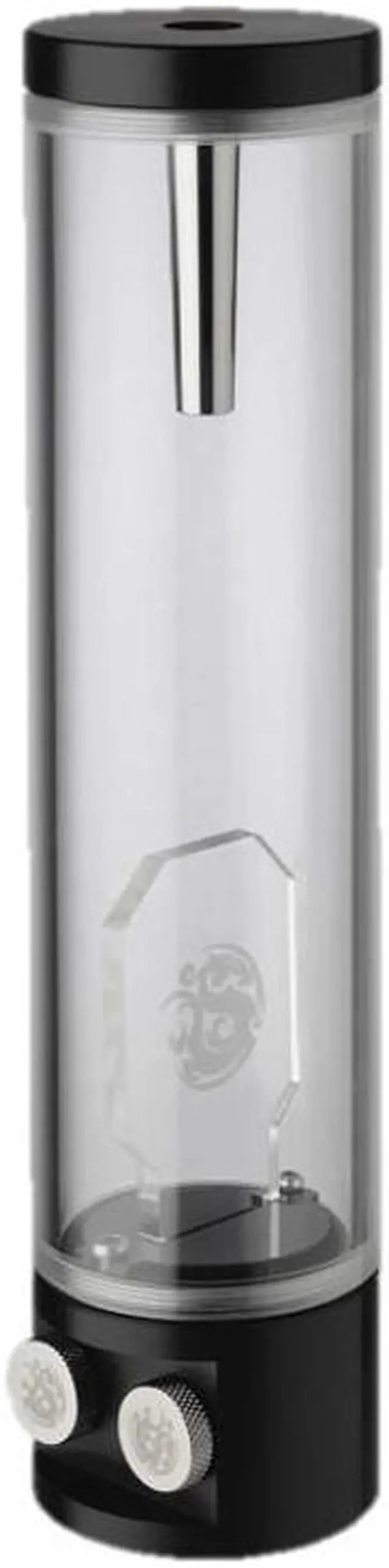 Main image of Bitspower Water Tank Z-Multi Ultra 200 Reservoir, Clear Tube / Black POM