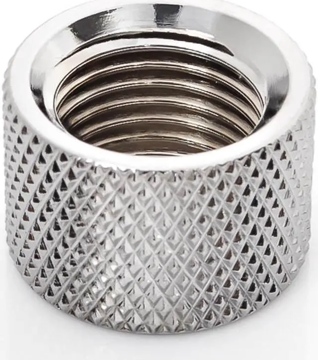 Alt view image 3 of 3 - Bitspower G1/4" Female to Female Multi-Transfer Adapter Fitting, Silver Shining