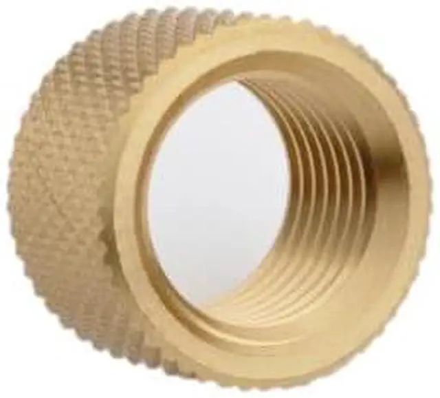 Alt view image 3 of 4 - Bitspower G1/4" Female to Female Multi-Transfer Adapter Fitting, True Brass
