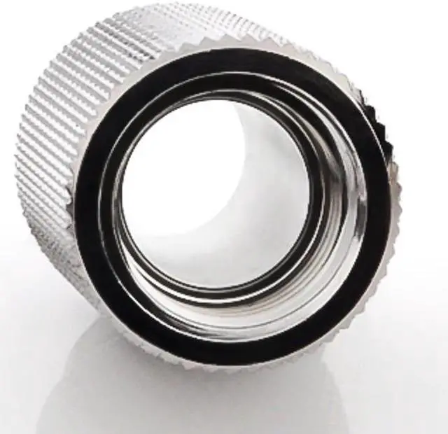 Alt view image 3 of 3 - Bitspower G1/4" Male to Female Extender Fitting, 25mm, Silver Shining