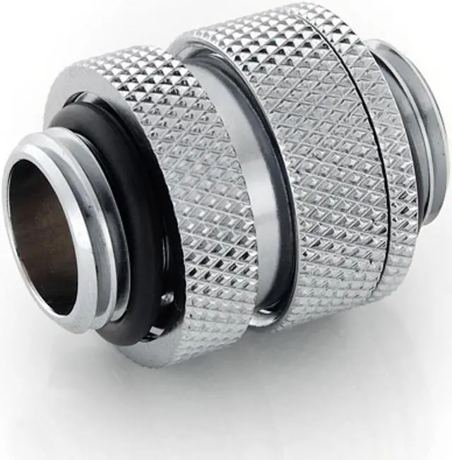 Alt view image 5 of 7 - Bitspower G1/4" Adjustable Aqua Link Pipe (16-22mm), Silver Shining