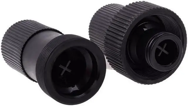 Alt view image 3 of 8 - Alphacool G1/4" HF Quick Release Connector Kit, Black