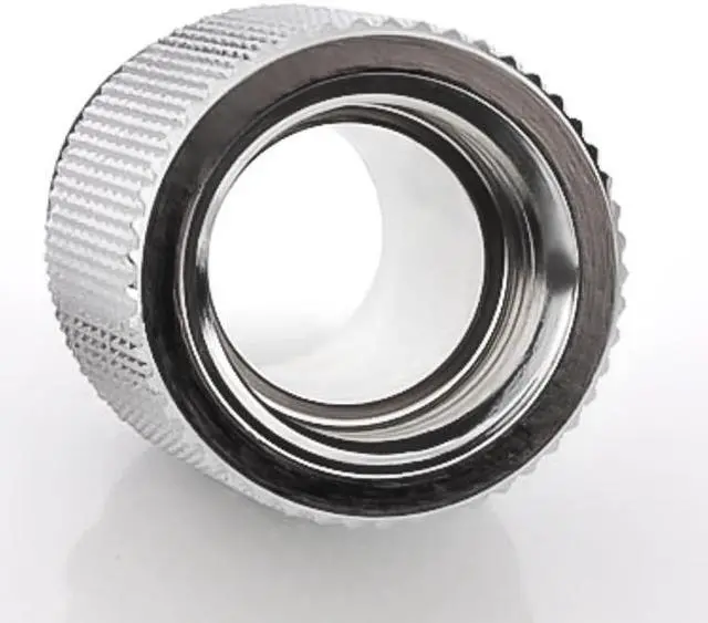 Alt view image 7 of 11 - Bitspower G1/4" Male to Female Extender Fitting, 20mm, Silver Shining