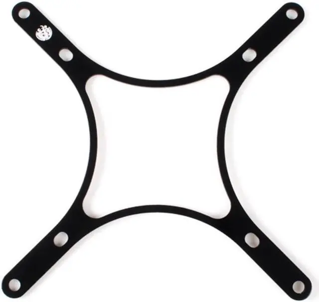 Main image of Bitspower Water Tank Mount Panel (RAD Side) for 120mm Slot, Black