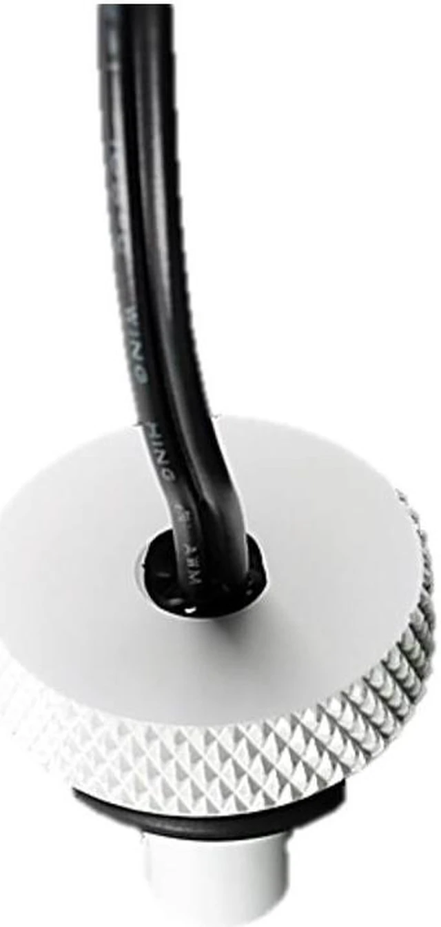Alt view image 2 of 3 - Bitspower G1/4" Temperature Sensor Stop Fitting, Deluxe White
