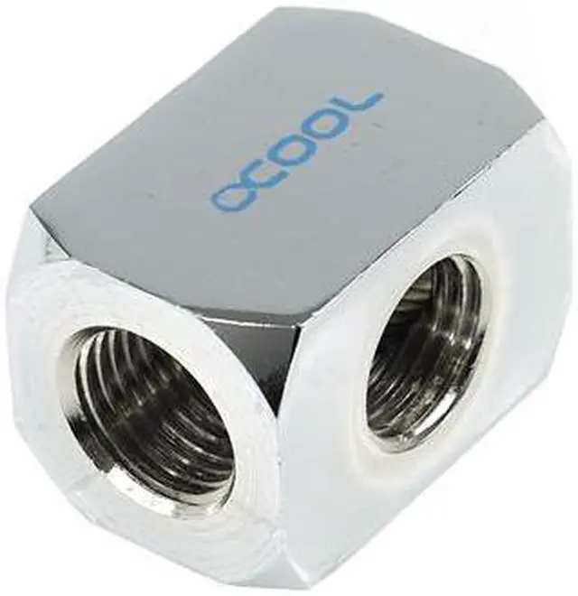Alt view image 2 of 5 - Alphacool HF 3-way Connection Terminal, Chrome