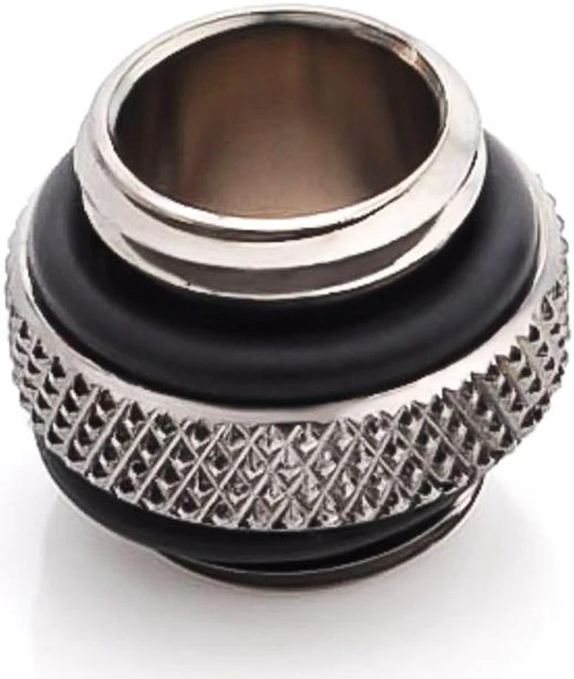 Alt view image 2 of 3 - Bitspower G1/4" 5mm Male to Male Fitting, Black Sparkle, 4-pack