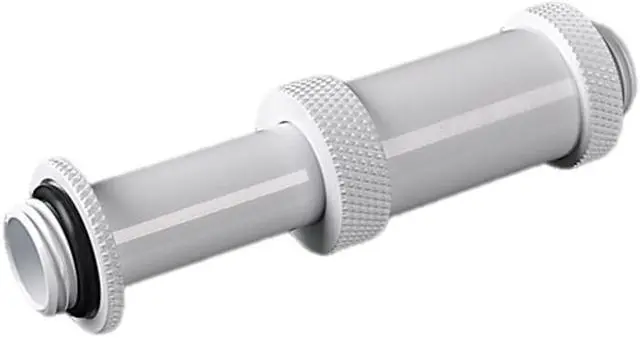 Alt view image 2 of 3 - Bitspower G1/4" Adjustable Aqua Link Pipe (41-69mm), Deluxe White