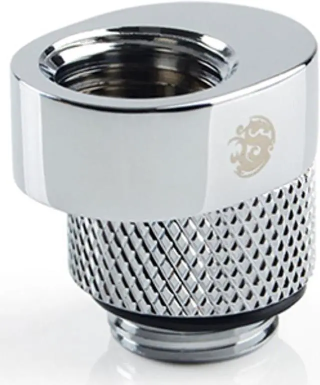 Main image of Bitspower X-cross Offset Fitting, Silver Shining