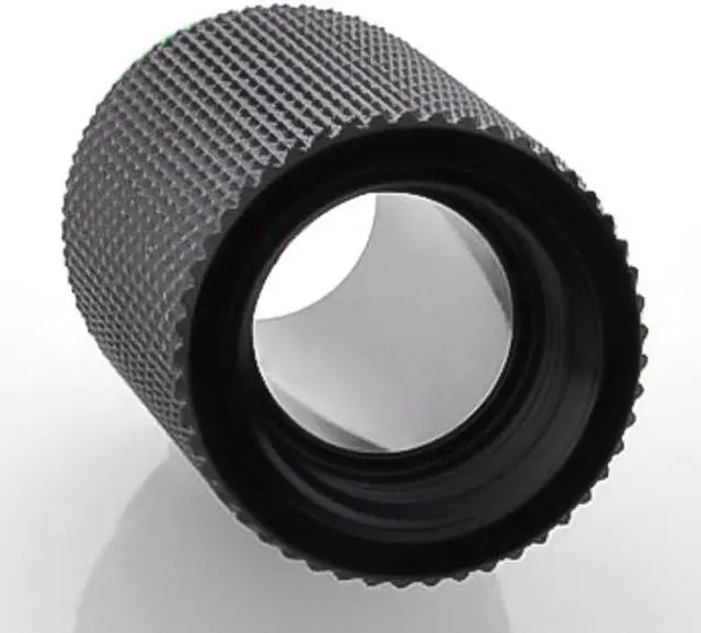 Alt view image 3 of 7 - Bitspower G1/4" Male to Female Extender Fitting, 30mm, Matte Black