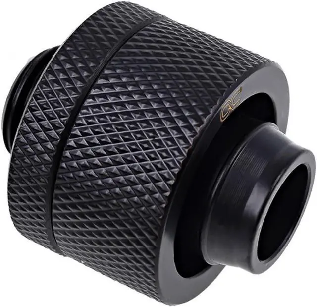 Alt view image 5 of 8 - Alphacool Eiszapfen G1/4" to 13mm ID 19mm OD Compression Fitting Black 6 Pack