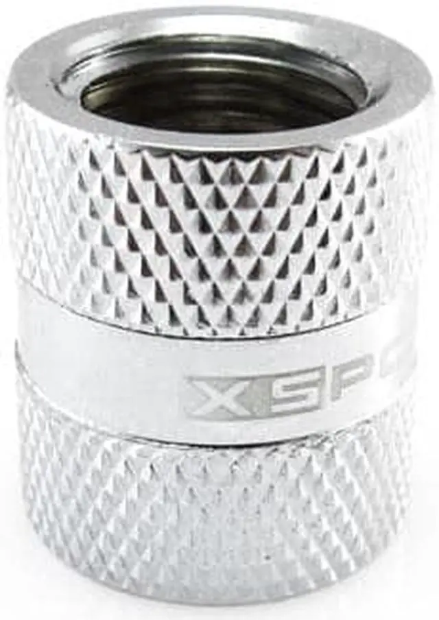 Alt view image 3 of 7 - XSPC G1/4" Female to Female Rotary Fitting, Chrome, 4-pack