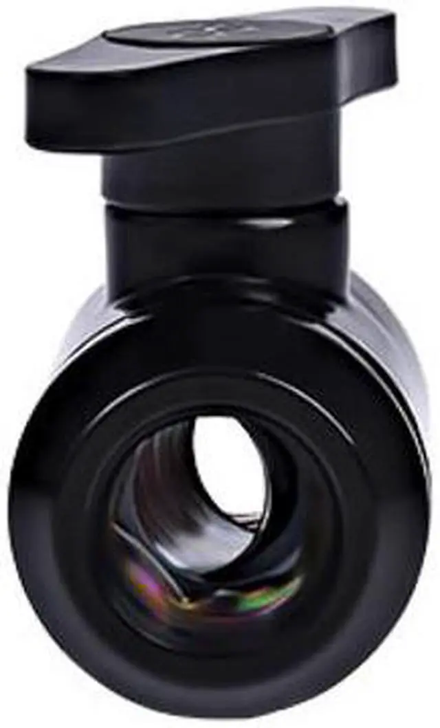 Alt view image 4 of 6 - Alphacool G1/4" Eiszapfen Series 2-way Ball Valve, Deep Black